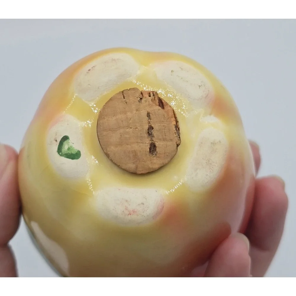 Vintage Hull Pottery Blushing Apple Salt Shaker  ‎ 3 1/2